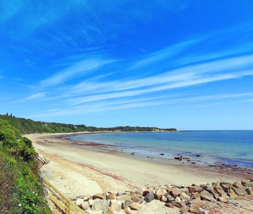 Manomet Beach at mid tide
