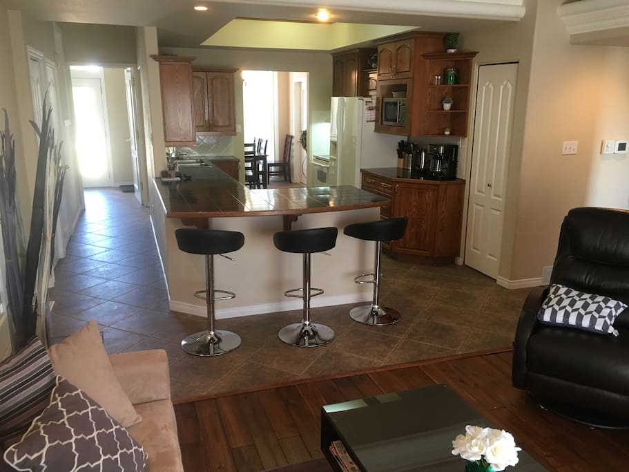 Upper Level Kitchen from Living Room