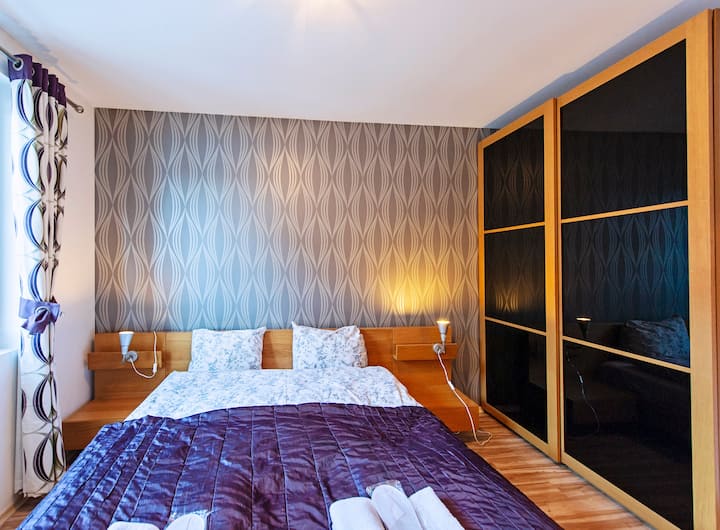 غرفة نوم بسرير كينج أو سوبر كينج