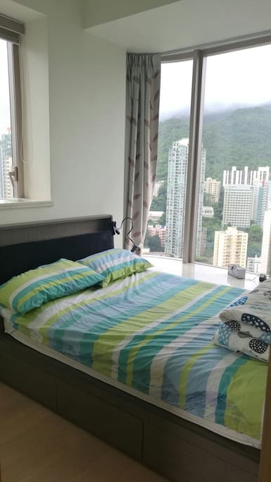 bedroom with beautiful mountain view 1.2*2m bed