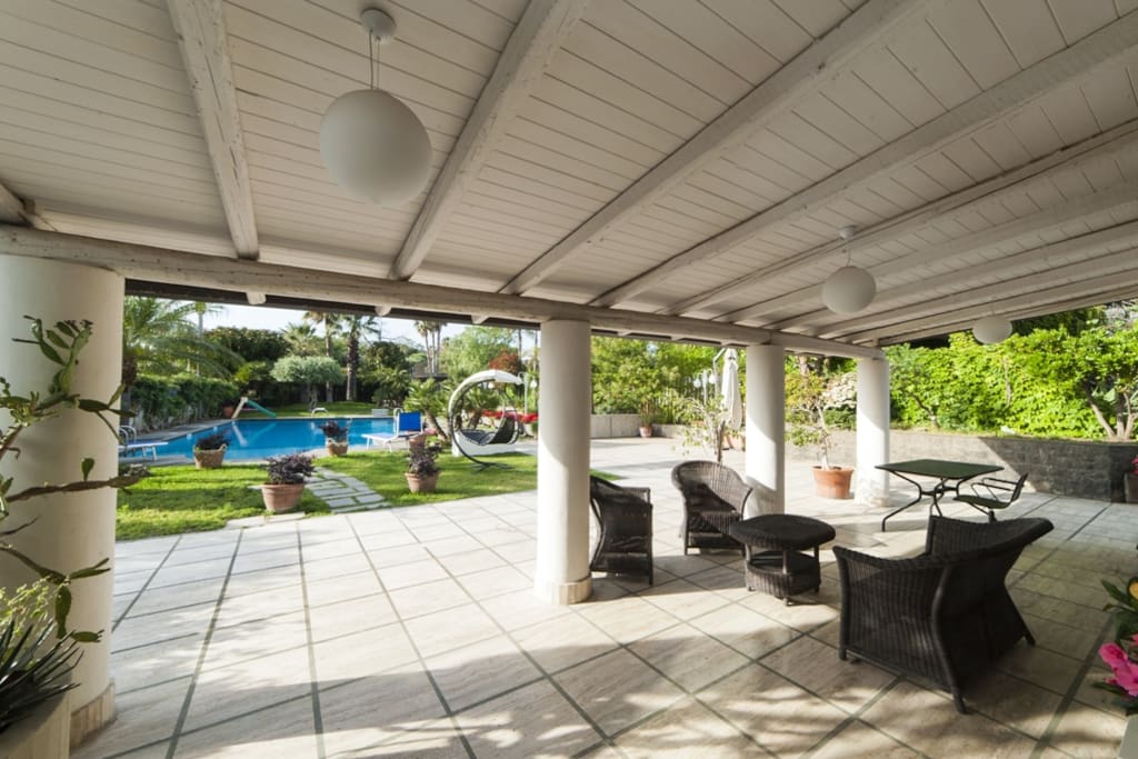the patio