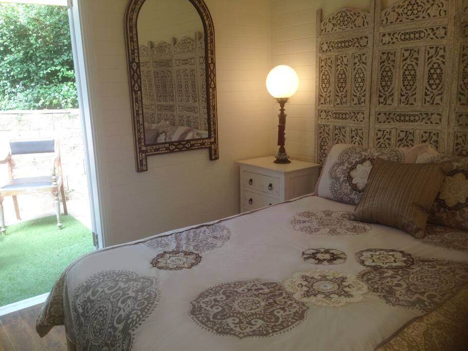 Private courtyard off bedroom
