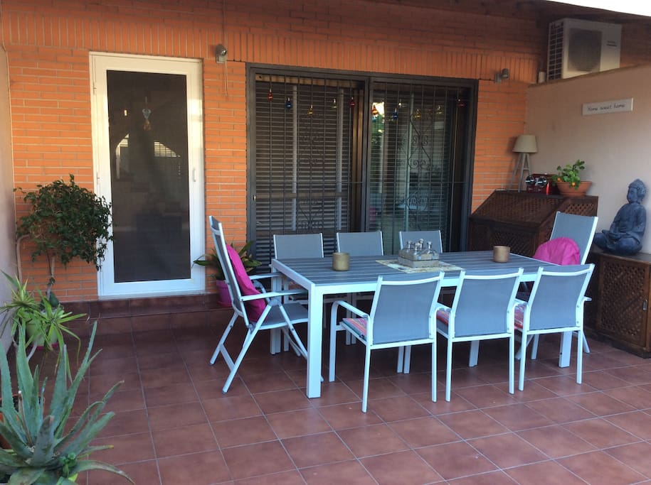 Terraza de entrada