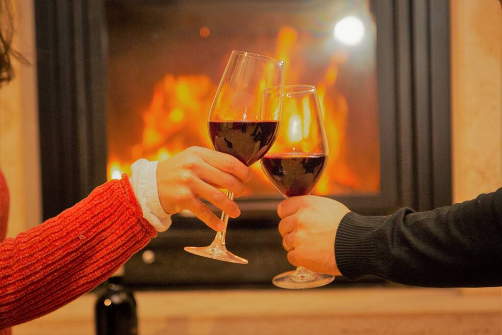Wine-Fireplace