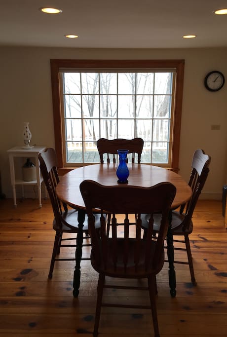 Dining Room with Overlooking Casco Bay