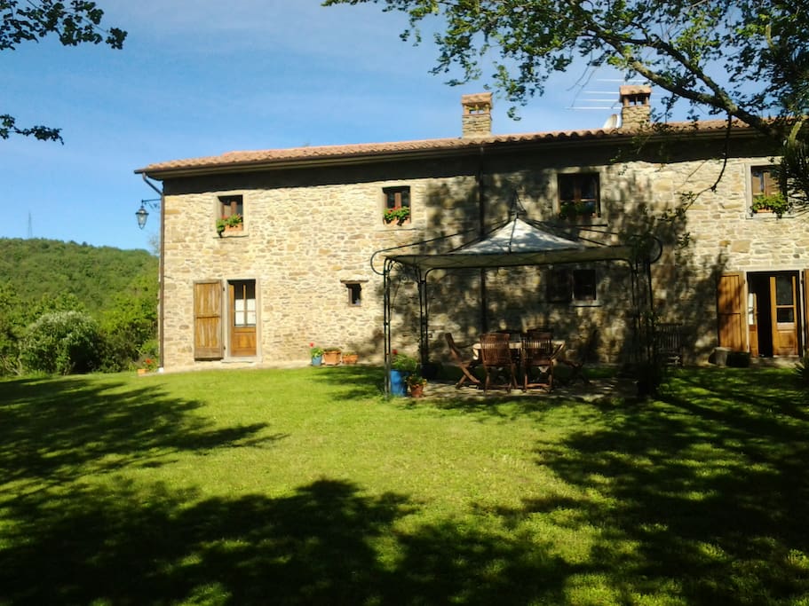 The house seen from the garden.