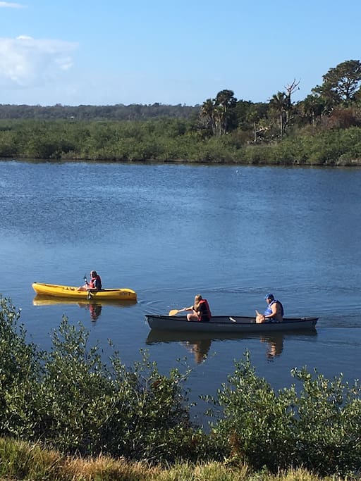 Gamble Rogers State Park is right next door to OPVN. You can even walk or ride bikes to the park to rent very affordable kayaks and canoes. Rentals start at $25. Call Gamble Rogers State Park for more info.
