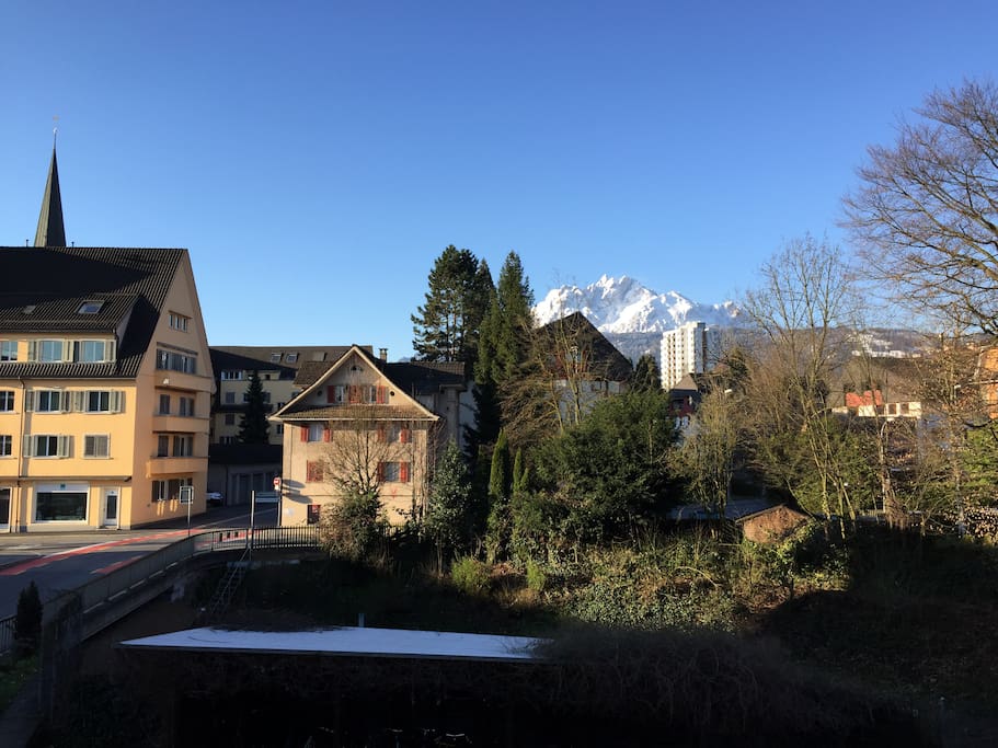 Stunning view from balcony