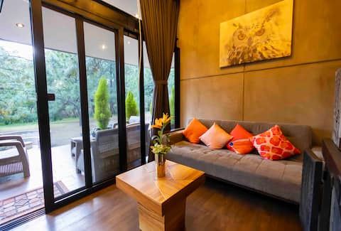 Top Airbnb: Warm and modern cabin amongst pines and grass in Tapalpa
