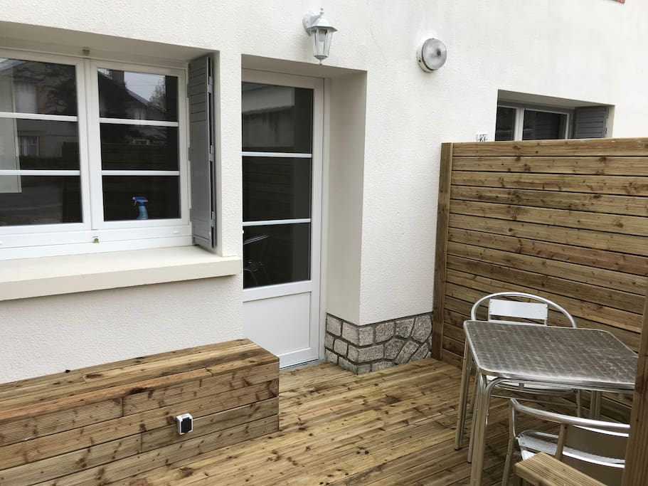 Terrasse bois, Entrée