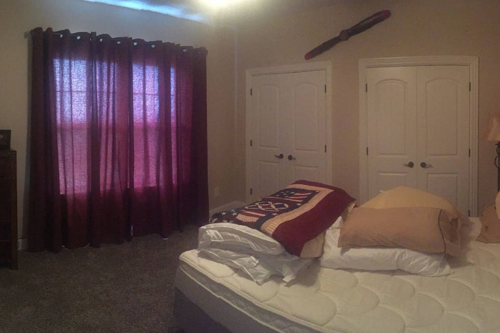 Bedroom - Shown for size (Not shown is dresser)