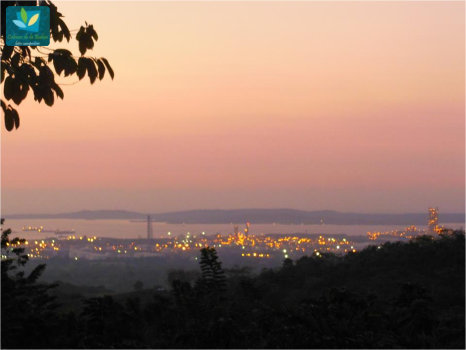 Vista de la Bahía de Cartagena desde las terrazas