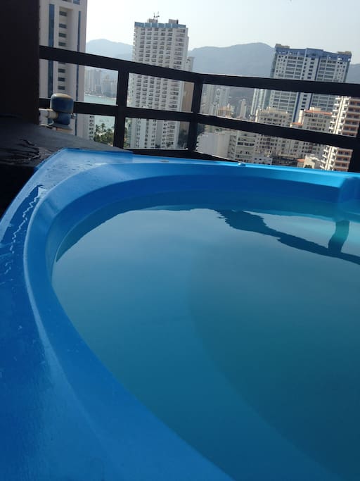 Jacuzzi en la azotea