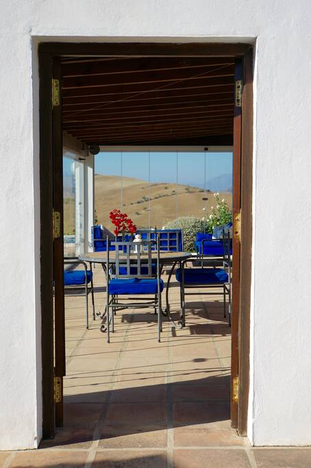Porch and terrace