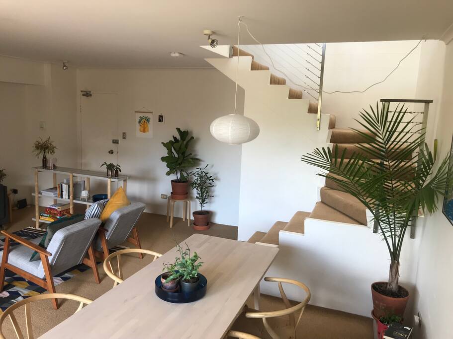 Dining and living room