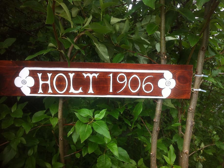 The sign you'll see from the road