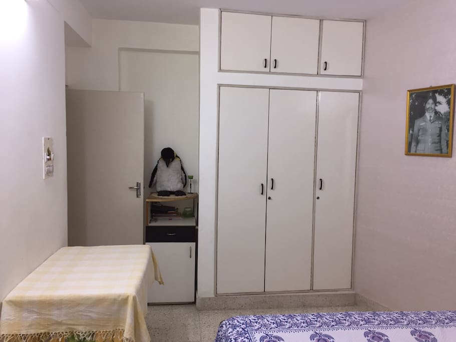 Wardrobes and desk