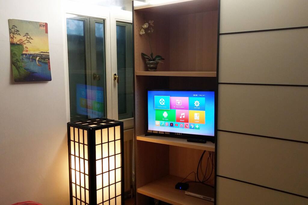 New smart flat-screen TV