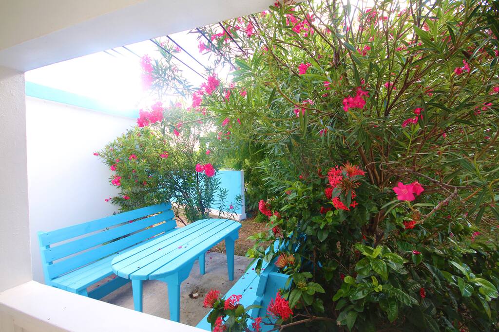 Outside area to sit and relax