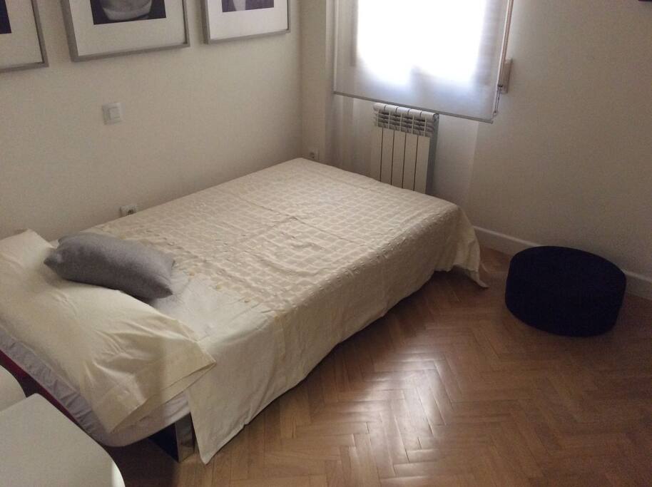 Bed view from the door