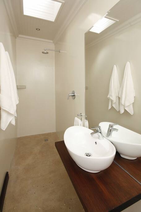 Bathroom with walk in shower