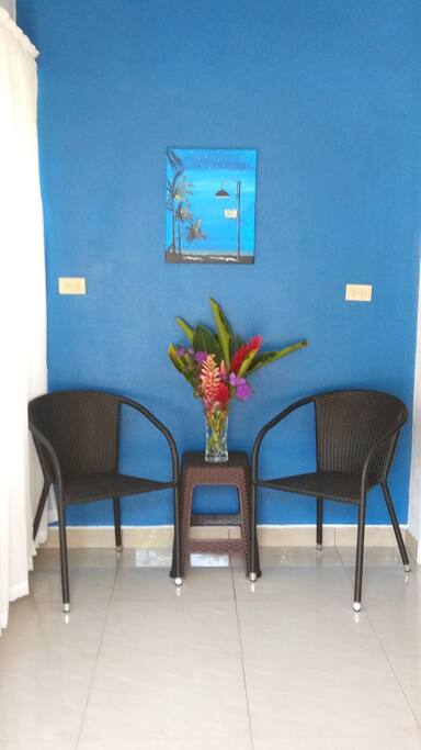 A long entry way to welcome you to our home.