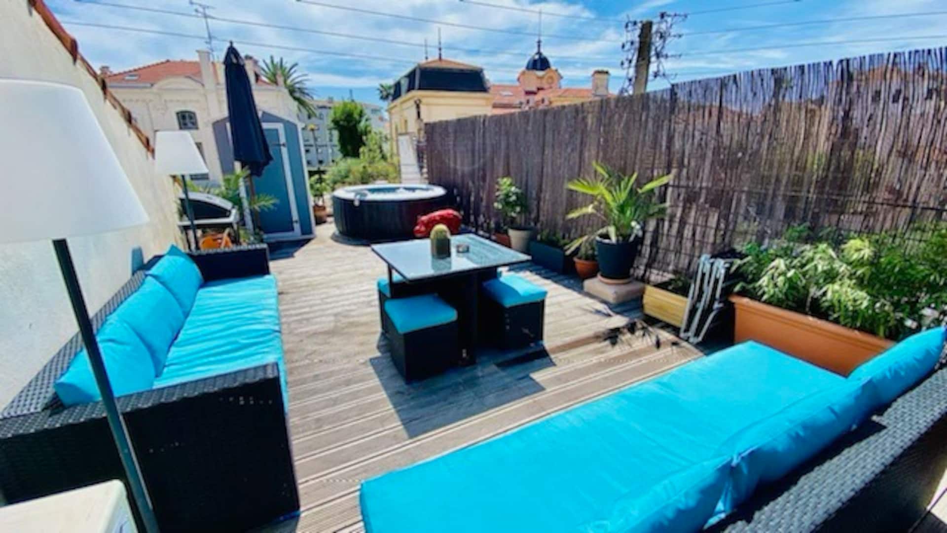 Loft Rooftop & Jacuzzi Cannes ☀️🎮⛱