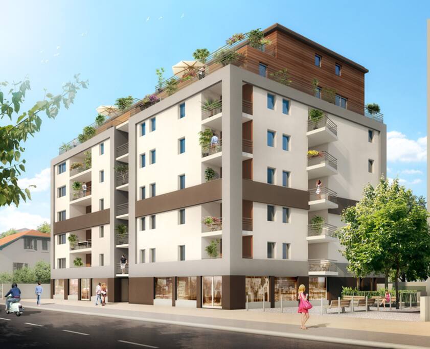 immeuble de l'extérieur