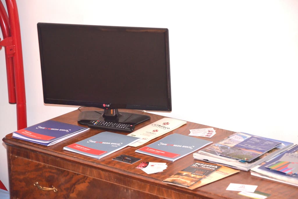 Brochures and maps are provided for all our guests