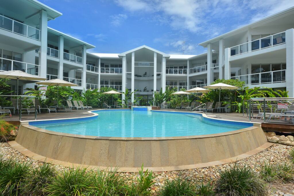 Resort Pool Over Looking 4 Mile Beach and the Coral sea