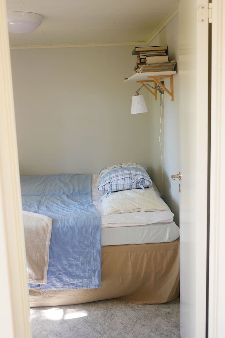 غرفة النوم الزرقاء بسرير مزدوج/غرفة النوم الزرقاء بسرير مزدوج واحد