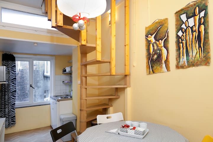 Cosy triplex in Brussels