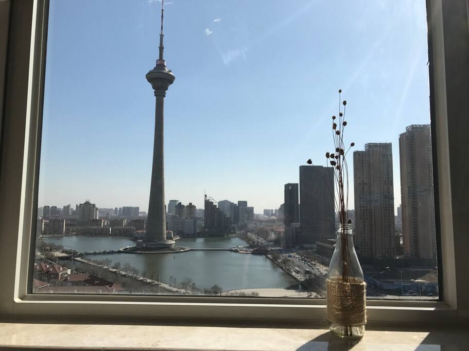 每天拉开窗帘迎面的景色让心情变得如此美丽