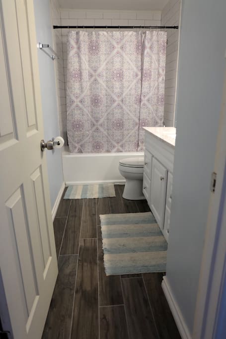 upstairs bathroom - just for the 2 guest rooms upstairs.