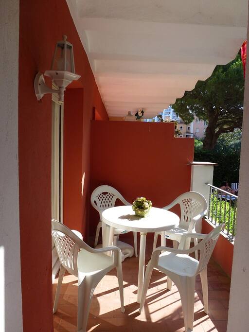 Small Balcony leading from living room