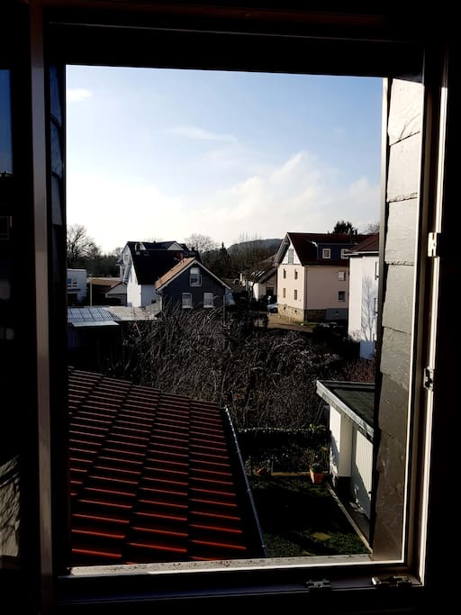 Blick aus kleinem Zimmer