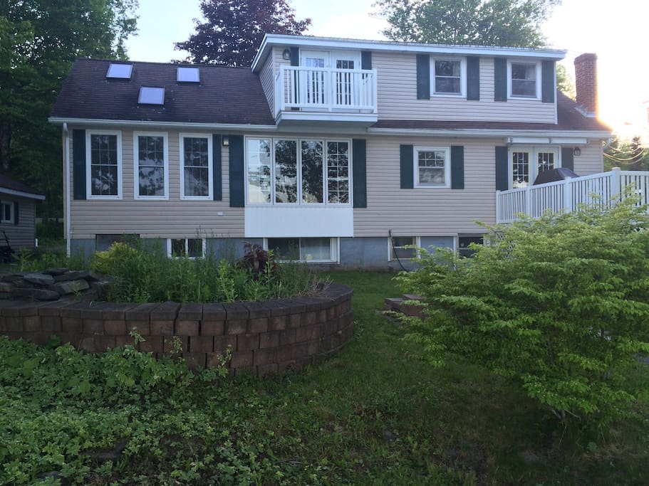 Lakeside of house