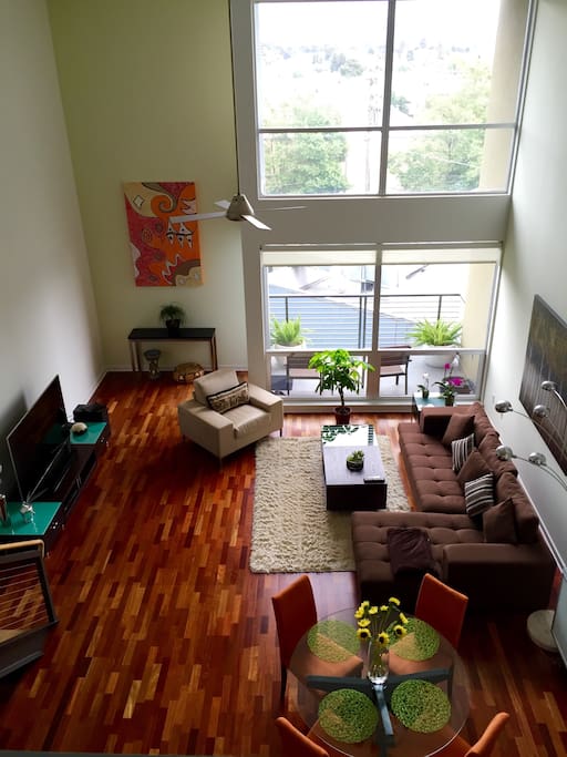View from loft/bedroom