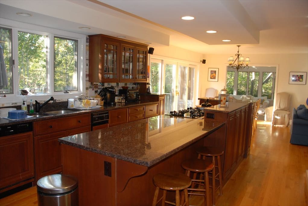 Chef's Kitchen with Sub-Zero Fridge
