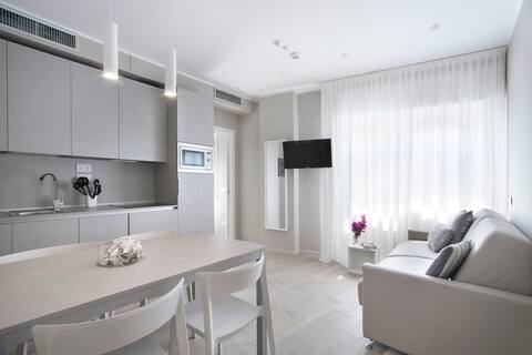 New and spacious three-room apartment with 2 bedrooms and 2 bathrooms