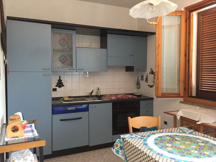 Cucina da utilizzare in comune con eventuali altri ospiti