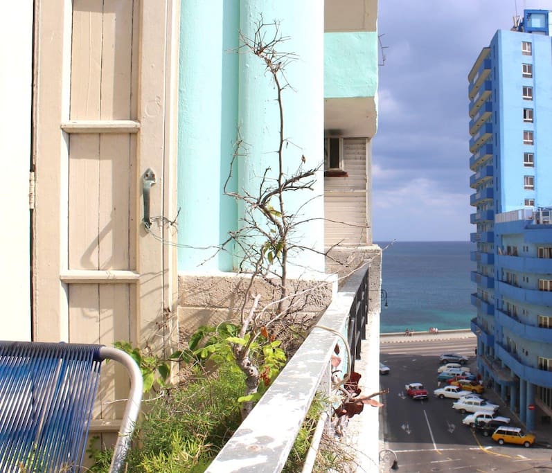 View from the apartment's balcony