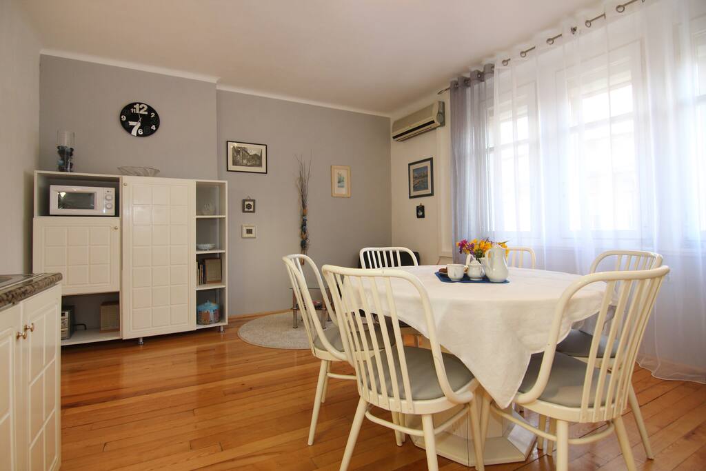 This is the kitchen of course, it's got everything You need, microwave, dishwasher, marble worktop and all others amenities needed.