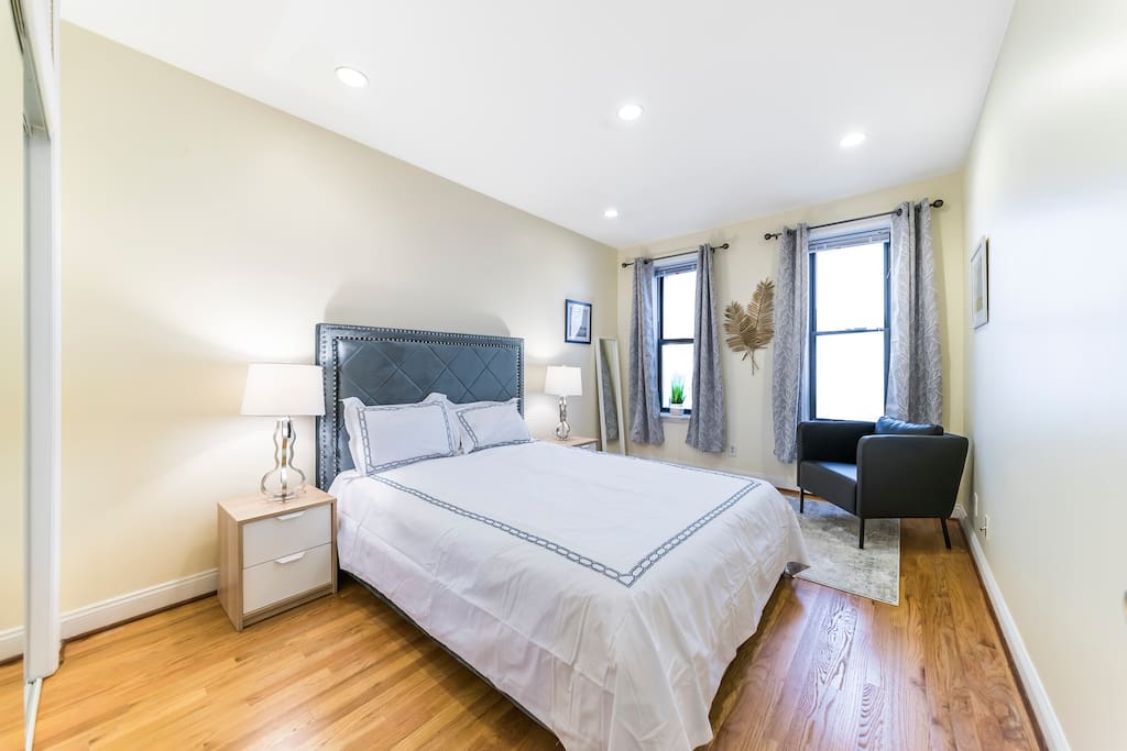 Each guest gets a large room all to themselves, with a quiet sitting area to read or just recharge.