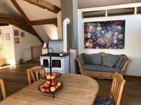 Charming attic apartment in historical house