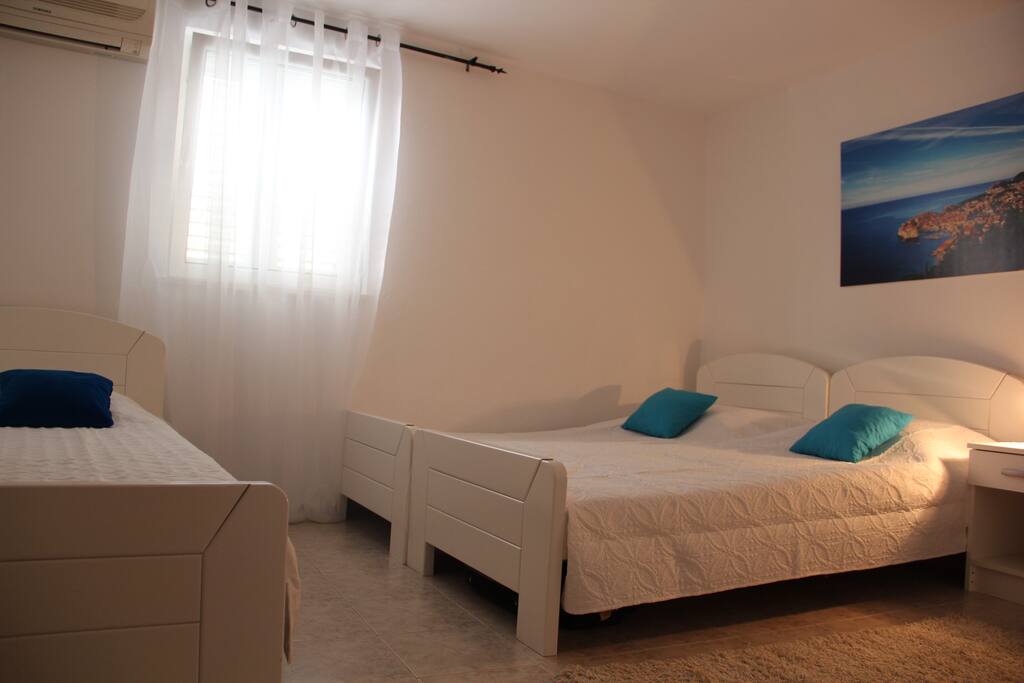 bedroom for three