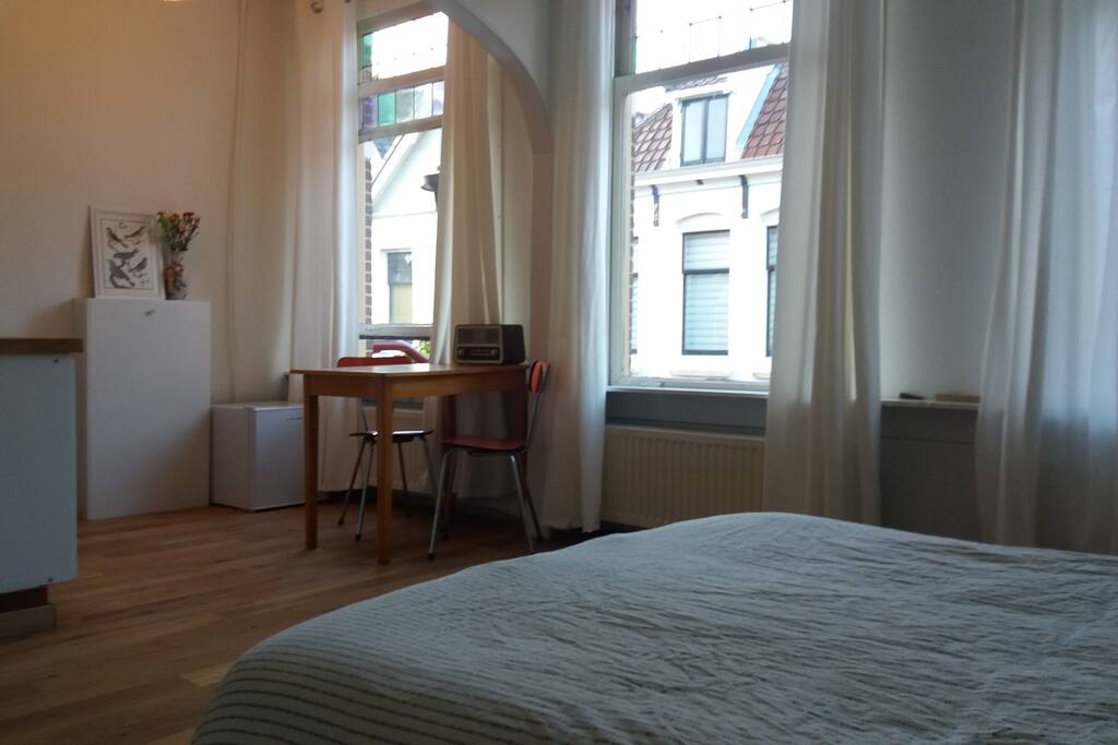a lot of light in the appartment