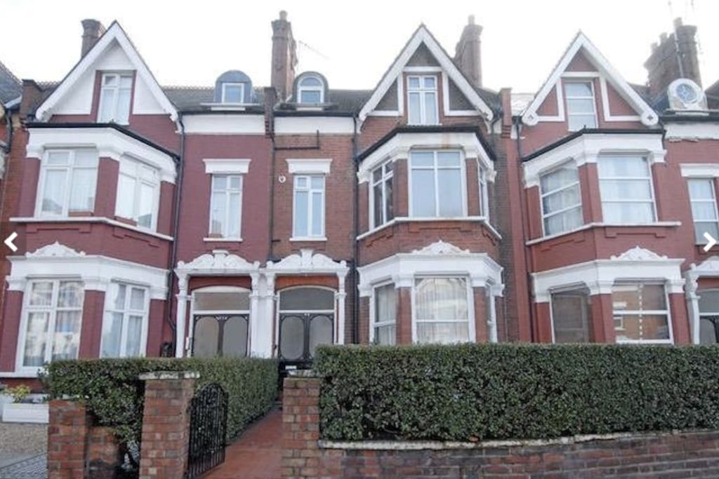 front facade of multi-flat house