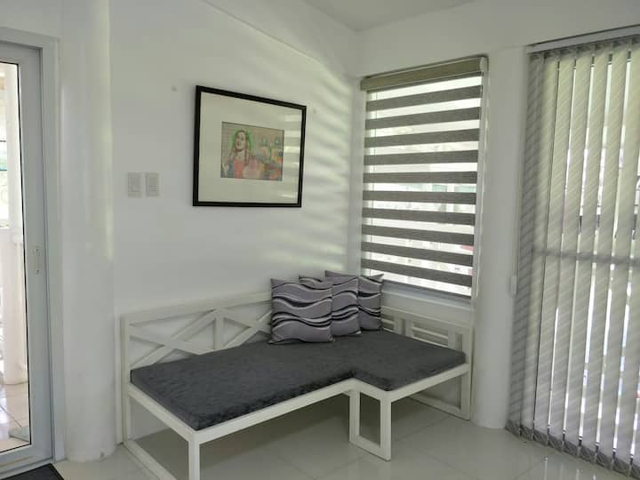 Common area with day bed