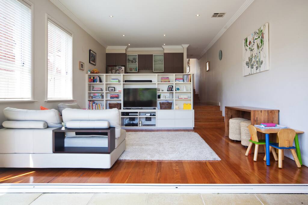 Back Loungeroom through to Kitchen